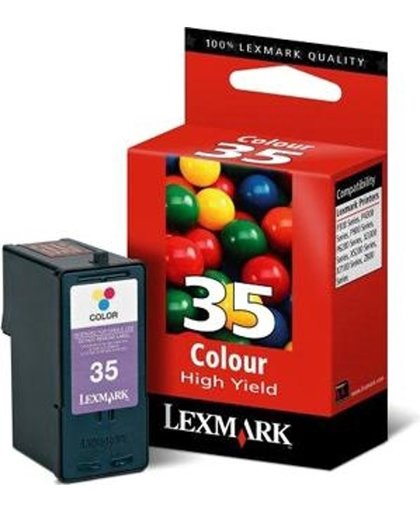 Lexmark Nr. 35XL hoog rendement kleuren inktcartridge