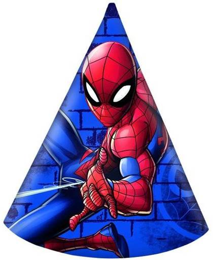Spiderman Hoedjes Team-Up 6 stuks