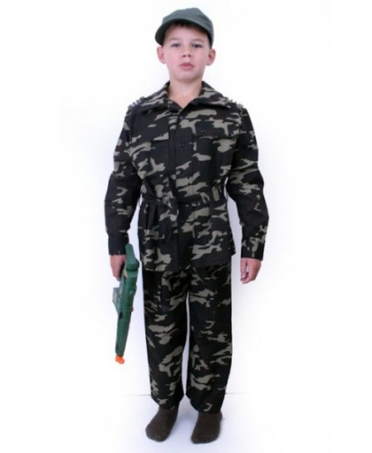 Kinder leger commando kostuum 116
