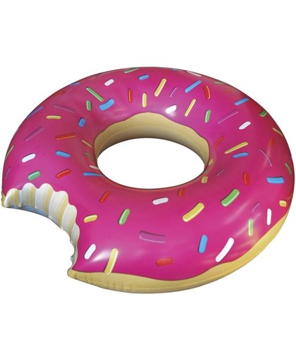Opblaasbare Roze Donut Zwemband -XXL Opblaasband - Pool Float Ø 1.20 - De originele versie!