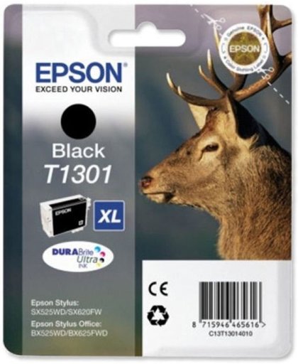 Epson T1301 inktcartridge Zwart 25,4 ml