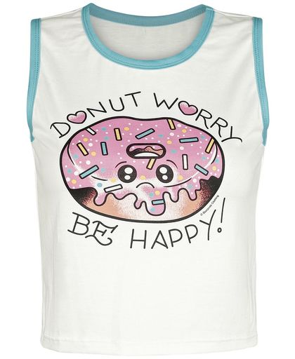 Sourpuss Donut Worry Girls top wit