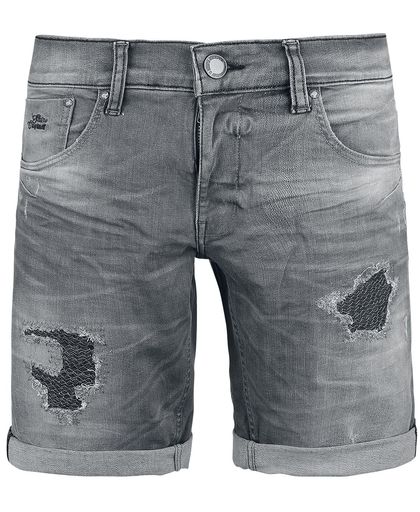 Shine Original Wardell - Regular Shorts Jeans (kort) grijs