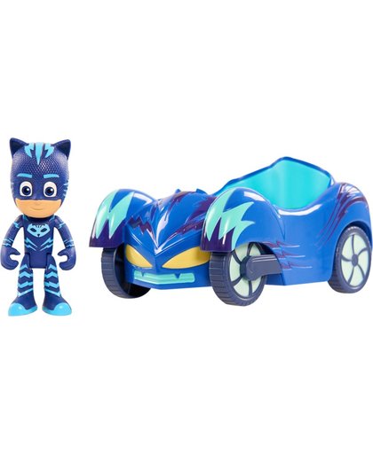PJ Masks Pyjamahelden Catboy met Cat Car - Speelfiguur