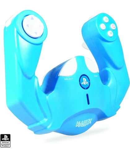 Kidzplay Wireless Motion Wheel Blauw Official Licensed PlayStation 3