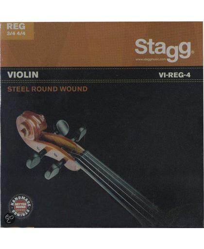 Stagg VI-REG-4 - Snarenset voor 4/4 & 3/4 viool