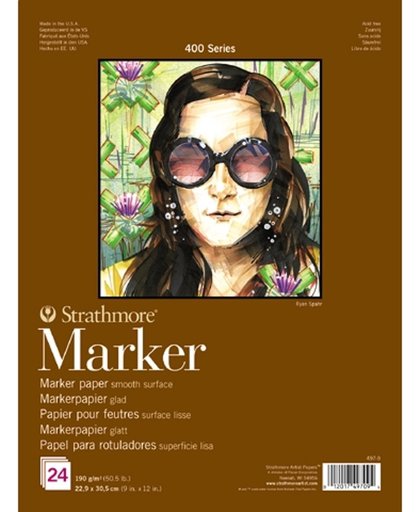 Strathmore 400 series marker papier - wit