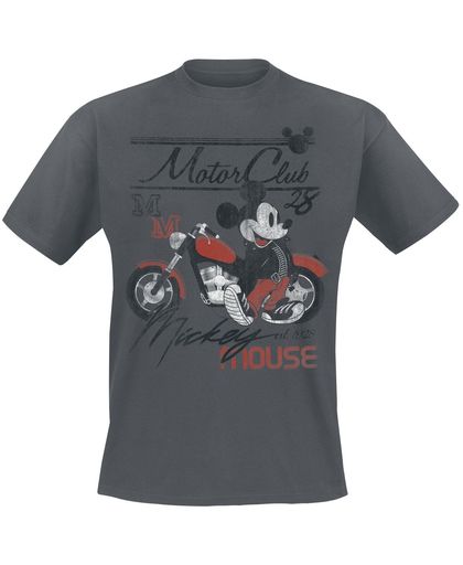 Mickey & Minnie Mouse Motor Club T-shirt grijs