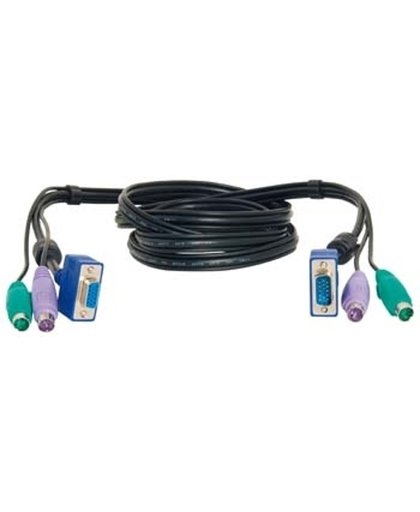 Sweex KVM Cable 1.8M 1.8m toetsenbord-video-muis (kvm) kabel