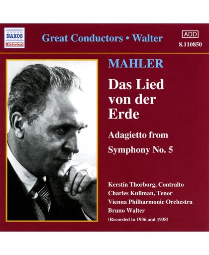 Great Conductors - Walter - Mahler: Das Lied von der Erde