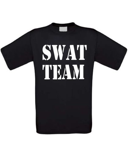 Swat Team T-shirt maat 98/104 zwart