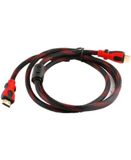 Premium HDMI Kabel | 10 Meter | Geweven Kabel | Superstrerk | 10.2 Gbps+ | 240Hz+ | FULL HD 1080P | Zwart