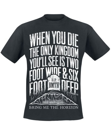 Bring Me The Horizon Grave T-shirt zwart