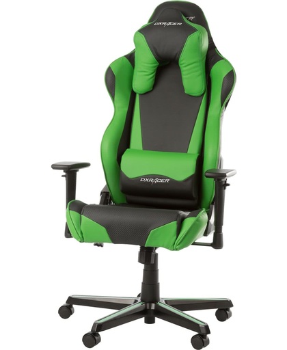 DXRacer Racing Shield Gaming Chair, Gamestoel(Zwart/Groen, OH/RM1/NE)