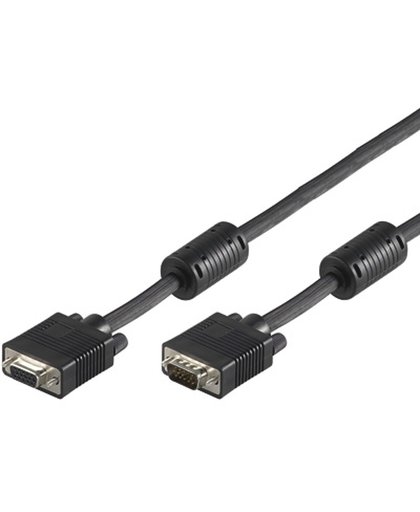 Wentronic SVGA 10m PL 10m VGA (D-Sub) VGA (D-Sub) Zwart VGA kabel