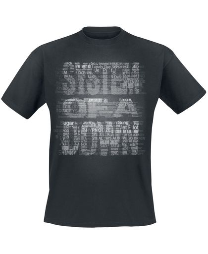 System Of A Down Catalog T-shirt zwart