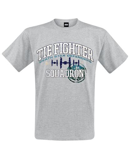Star Wars TIE Fighter Squadron - Death Star Defenders T-shirt grijs gemêleerd