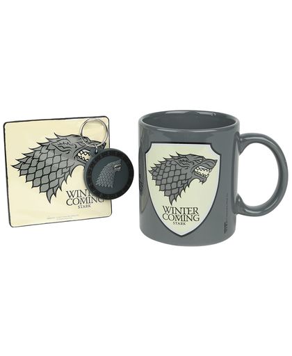 Game of Thrones House Stark - Geschenk-Set Fanpakket meerkleurig