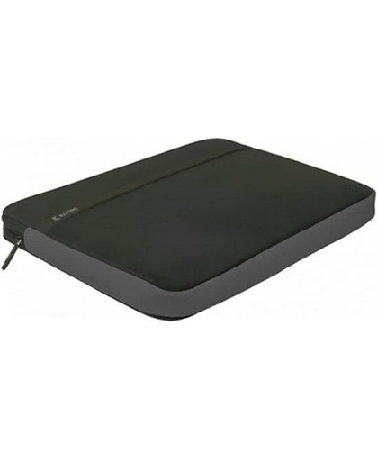 Stevige Laptop Sleeve voor Hp Slatebook 14, neopreen laptophoes cq tas, zwart , merk by i12Cover