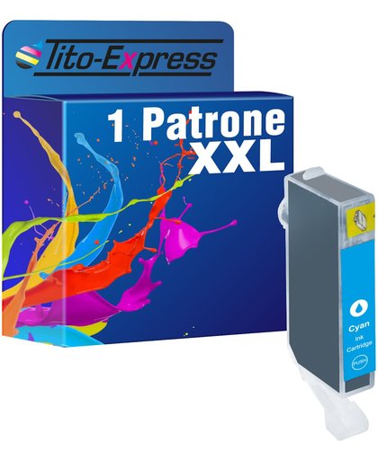 Tito-Express PlatinumSerie PlatinumSerie® 1 cartridge XL inktpatroon CLI-526C Canon PIXMA IP-4850 Canon PIXMA IX 6550, Canon PIXMA MG 5250, Canon PIXMA MG 6150, Canon PIXMA MG 8150, Canon PIXMA MG 6250, Canon PIXMA MG 8240, Canon PIXMA MG 8250, Can