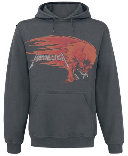 Metallica Flaming Skull Trui met capuchon actraciet