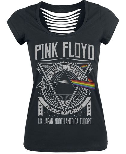 Pink Floyd Triangle Tour Girls shirt zwart