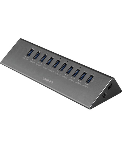 LogiLink USB 3.0 10-Port Aluminium Hub