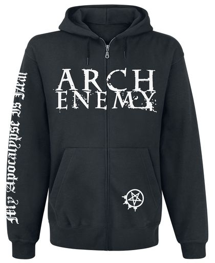 Arch Enemy My Apocalypse Vest met capuchon zwart