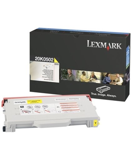 Lexmark C510 3K gele tonercartridge