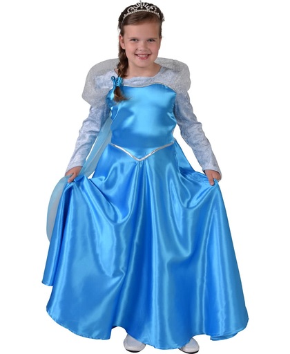 Ijsprinses| Prinses Elsa jurkje maat 128