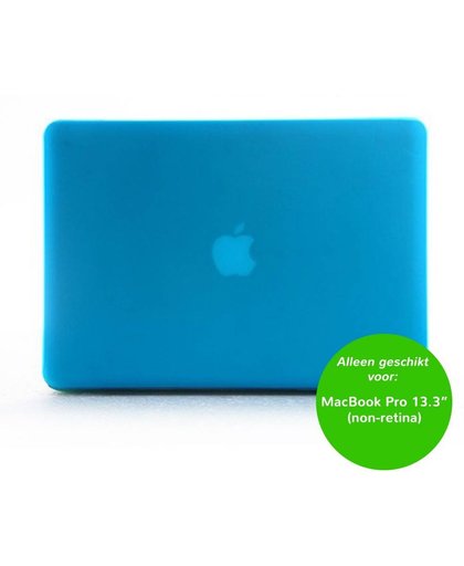 Glanzende hardcase hoes - MacBook Pro 13.3 inch (non-retina) - lichtblauw