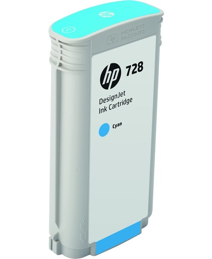 HP 728 cyaan DesignJet inktcartridge, 130 ml