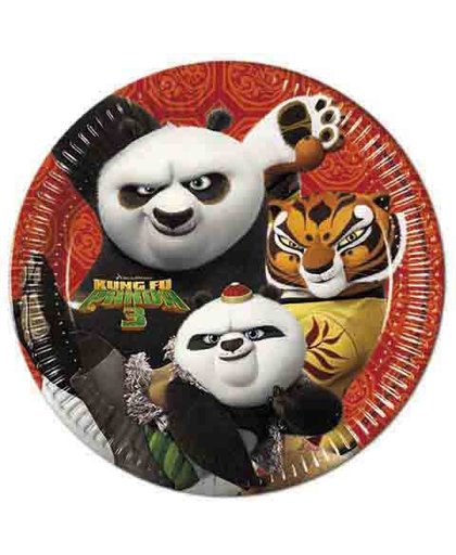 Kung Fu Panda Borden 23cm 8 stuks