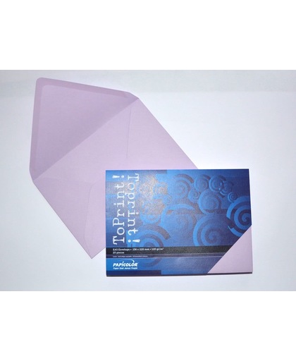 Envelop EA5-156x220mm Lavendel (25 stuks)