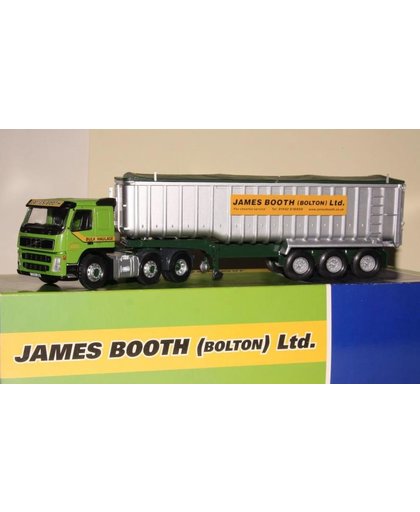 Volvo FM Bulk Tipper 'James Booth (Bolton) Ltd' 1:50 Corgi Groen / Zilver CC13510