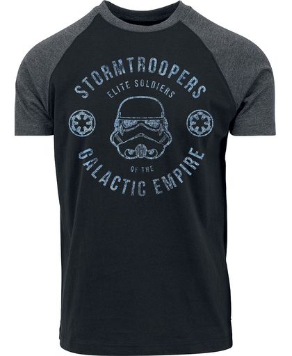 Star Wars Galactic Empire Stormtrooper T-shirt zwart-antraciet