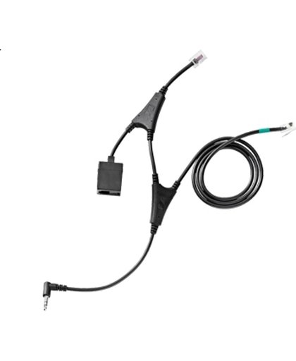 Sennheiser CEHS-AL 01 RJ-11; Alcatel RJ-11; 3.5 mm Zwart kabeladapter/verloopstukje