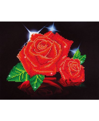 Diamond Dotz ® painting Red Rose Sparkle (35.5x27.9cm)