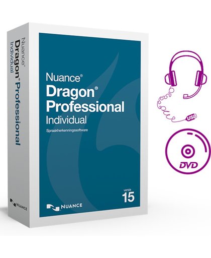 Dragon Professional Individual 15 - Nederlands+Engels