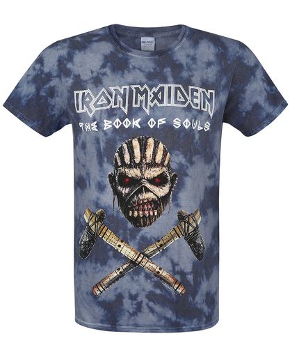 Iron Maiden Book Of Souls T-shirt donkerblauw/zwart
