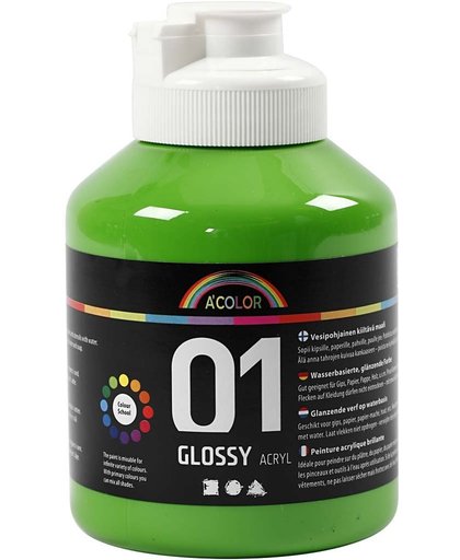 A-color Glossy acrylverf, lichtgroen, 01 - glossy, 500 ml