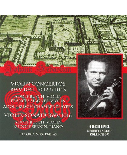 Bach: Violin Konzerte, Violin Sonate (1041-43/16)