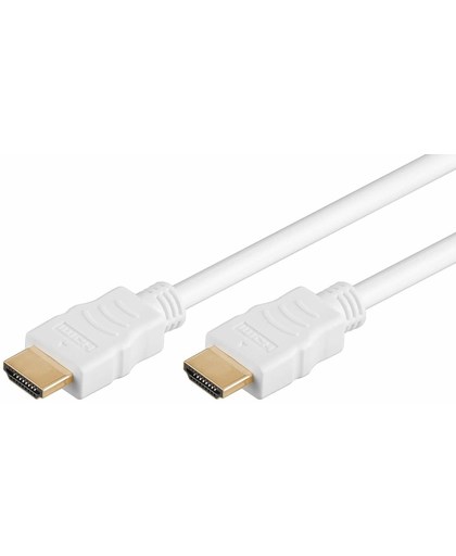 Wentronic HDMI A/HDMI A, 0.5 m 0.5m HDMI HDMI Wit HDMI kabel