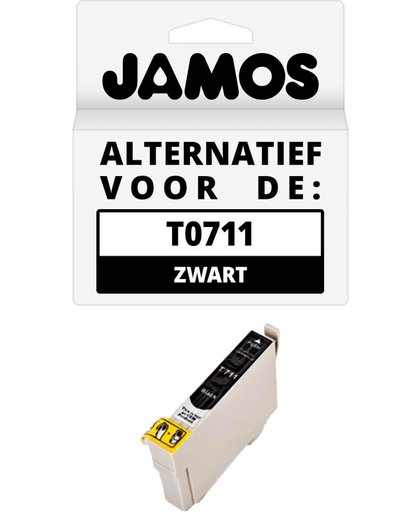 Jamos - Inktcartridges / Alternatief voor de Epson T0711 Zwart