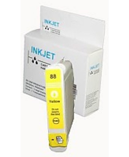 inkt cartridge voor Hp 951Xl geel Officejet Pro 8100 wit Label|Toners-en-inkt