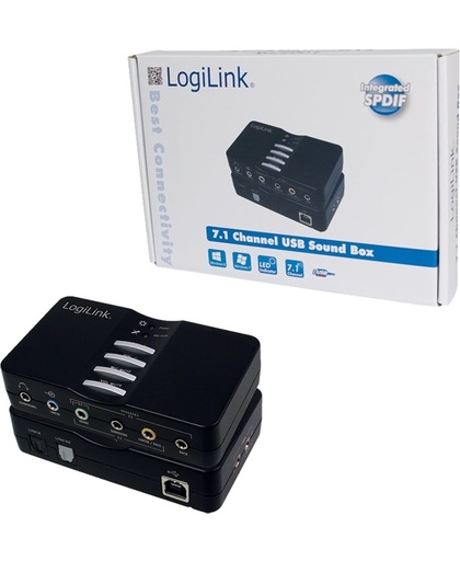 LogiLink USB Sound Box Dolby 7.1 8-Channel 7.1kanalen USB