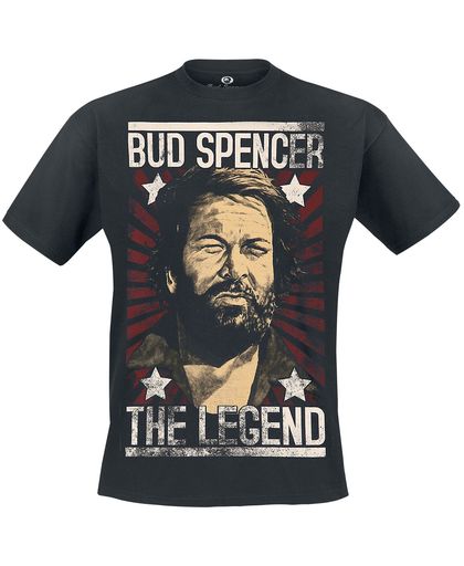 Bud Spencer The Legend T-shirt zwart