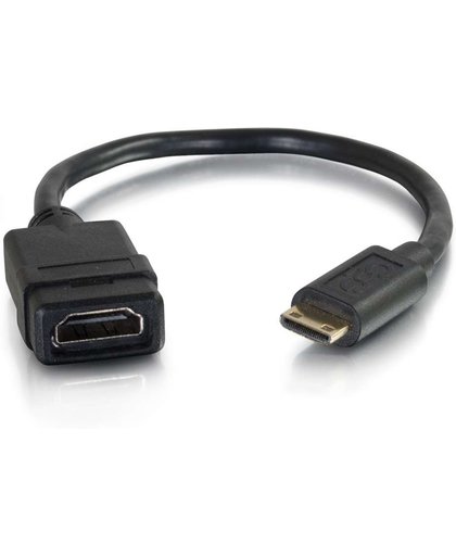 C2G 80506 HDMI kabel 0,2 m HDMI Type C (Mini) HDMI Type A (Standard) Zwart