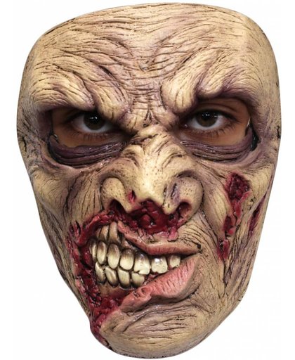 Halloween Masker Deluxe Zombie Scary voorkant