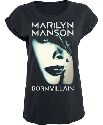 Manson, Marilyn Born Villain Girls shirt zwart